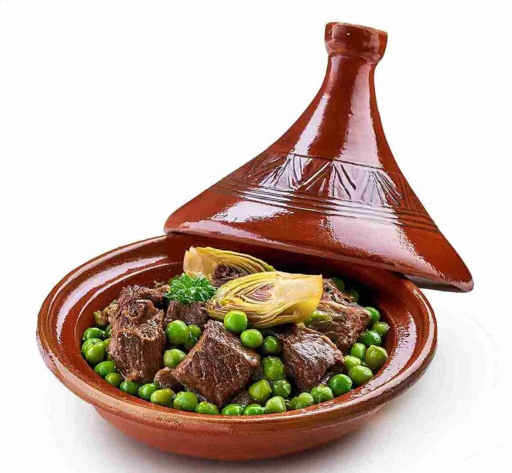 Easy Beef Tagine with Peas and Artichokes