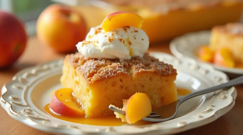 peach cobbler